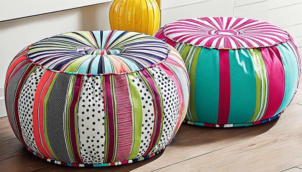 DIY Sitzpoufs: Farbenfrohe Hingucker für Ihr Zuhause