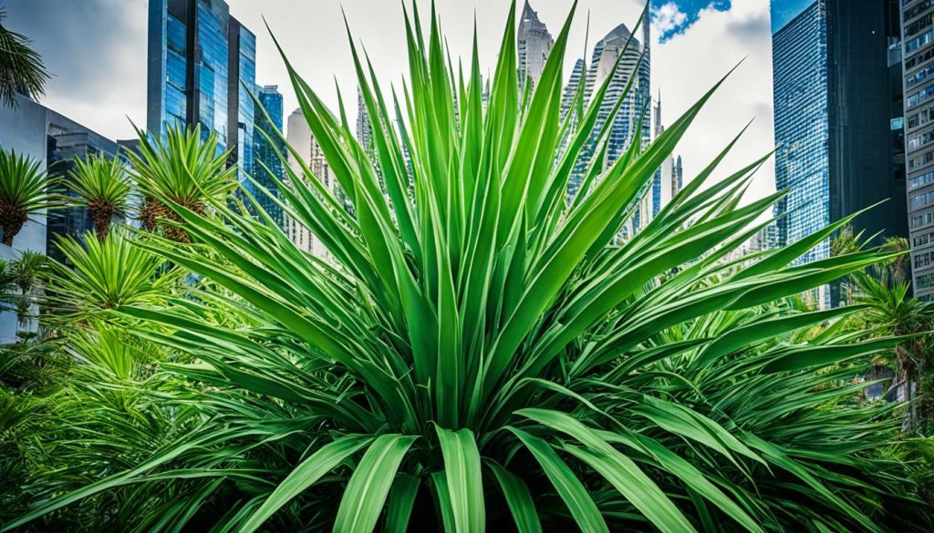 Musa Dwarf Cavendish und Yucca Palmlilie