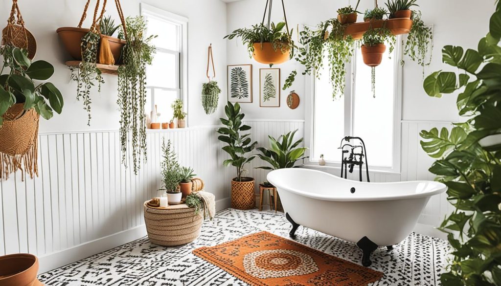 boho badezimmer