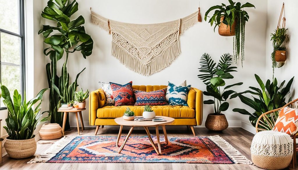 Boho-Stil kreative Einrichtung